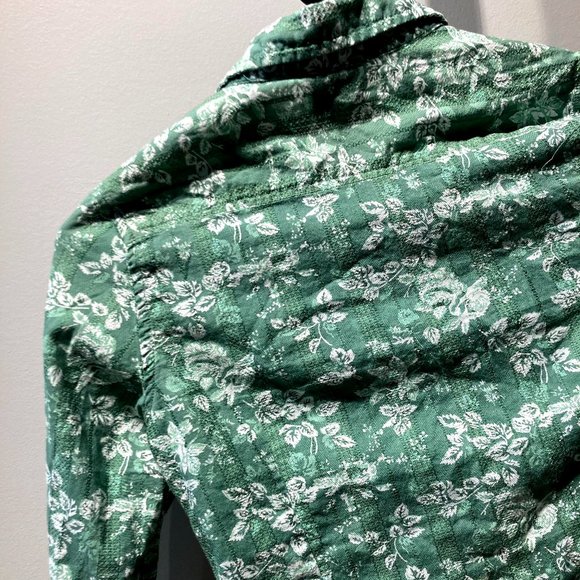 SIMONS TWIK — Western Rose Green Button Down - Picture 2 of 5